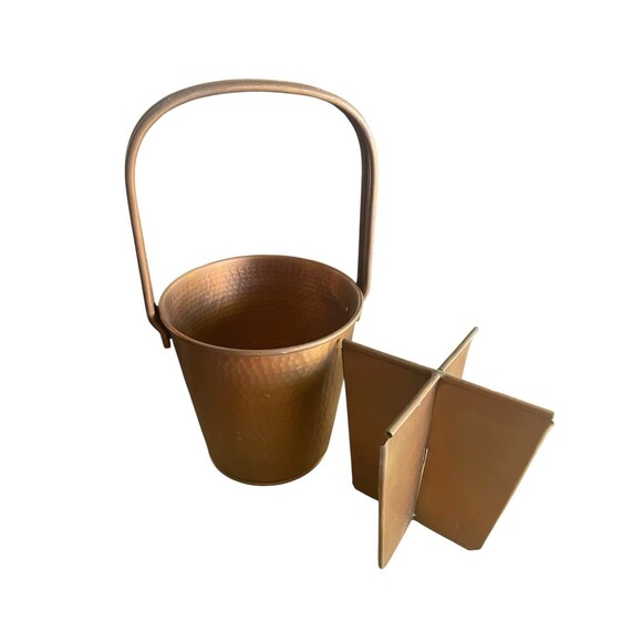 Pfaltzgraff copper pail utensil Organizer Removable Insert Naturewood Serenity - Picture 8 of 10